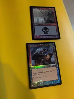 Soul Feast & Swamp. 7th Edition FOILS x2 Magic the Gathering Card. Basic land - Image 1