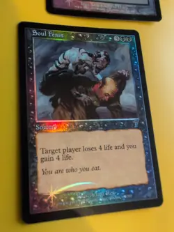 Soul Feast & Swamp. 7th Edition FOILS x2 Magic the Gathering Card. Basic land - Image 2