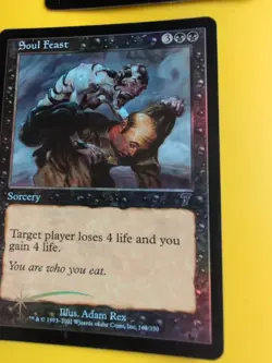 Soul Feast & Swamp. 7th Edition FOILS x2 Magic the Gathering Card. Basic land - Image 3