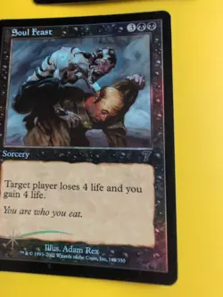 Soul Feast & Swamp. 7th Edition FOILS x2 Magic the Gathering Card. Basic land - Image 4