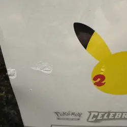 Pokemon Celebrations ETB 25th Anniversary English 65 Card Sleeves Damaged Wrap - Image 2