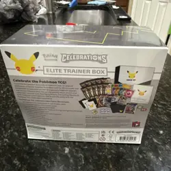 Pokemon Celebrations ETB 25th Anniversary English 65 Card Sleeves Damaged Wrap - Image 5
