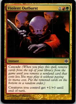 Magic the Gathering Violent Outburst Alara Reborn MTG Free Shipping! - Image 1