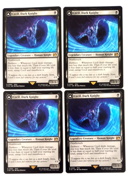 4x Cecil, Dark Knight - FINAL FANTASY (FIN) - EN - R 00091 - Image 1