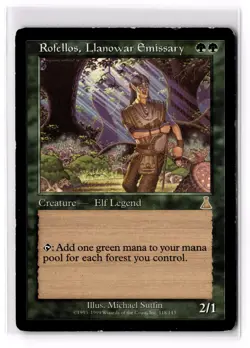Rofellos, Llanowar Emissary 118 Urza's Destiny HP - Image 1