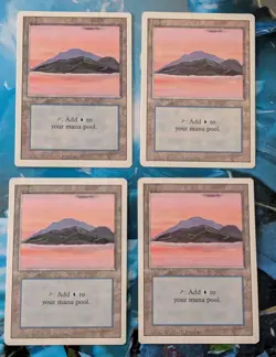 MTG 4 x 3rd Edition ISLAND (C) SP - Image 1