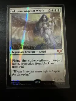 Akroma, Angel of Wrath From the Vault: Angels Foil NM Magic The Gathering MTG - Image 1