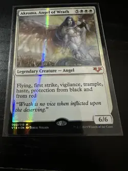 Akroma, Angel of Wrath From the Vault: Angels Foil NM Magic The Gathering MTG - Image 2