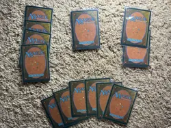 Vintage MTG Lot 13 Snow-Covered Lands Snow Ice Age Island Forest Mountain Plains - Image 2