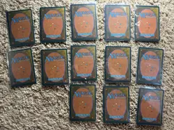 Vintage MTG Lot 13 Snow-Covered Lands Snow Ice Age Island Forest Mountain Plains - Image 3