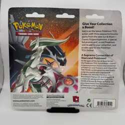 Pokemon TCG Cosmic Eclipse Victini 3-Pack Blister - Sun & Moon - SEALED ** - Image 2