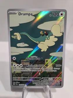 Pokemon TCG Drampa Illustration Rare 184/162 SV05 Temporal Forces Holo 120 HP - Image 1
