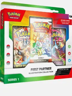 Pokemon TCG First Partner Illustration Collection Series 1 New Sealed - Image 1