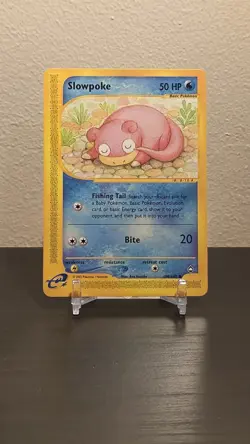 2002 Pokemon TCG - Slowpoke 108/147 Aquapolis Regular - Image 1