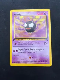 Gastly 33/62 1st Edition Fossil Regular - Pokemon TCG LP - Image 3
