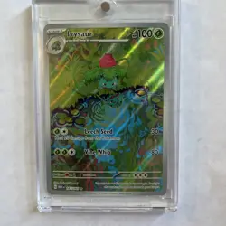 Pokemon Ivysaur Illustration Rare Holo 167/165 Scarlet & Violet 151 100 HP - Image 1