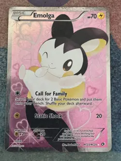 The Pokemon Company Emolga RC23/RC25 Legendary Treasures Ultra Rare Holo LP - Image 1