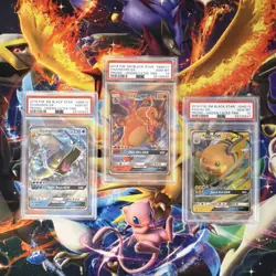 Pokemon Black Star Promo 2019 Charizard GX Gyarados GX Raichu GX PSA 10 Lot - Image 1