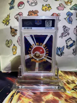 1999 Pokemon Japanese Gym Blaine's Arcanine Holo #59 PSA 8 - Image 2