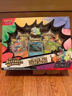 Pokemon Ascended Heroes First Partners Deluxe Pin Collection Box - Sealed - Image 1