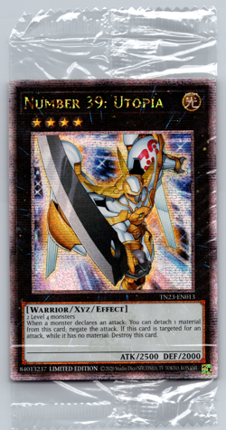 TN23-EN013 Number 39: Utopia Quarter Century Secret Rare Sealed Limited YuGiOh - Image 1
