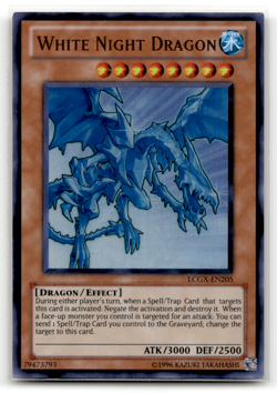 YuGiOh - White Night Dragon LCGX - Unlimited Ultra Rare - Image 1