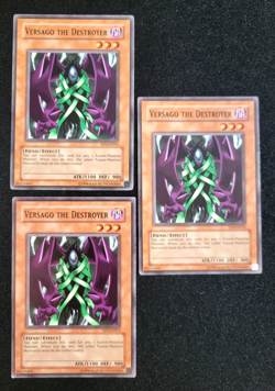 YuGiOh TCG 3 x Verago The Destroyer TP5-EN015 Common LP - Image 1