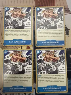4x One Piece ST22-015 C I Am Whitebeard!!! - English - Regular - Playset - NM/M - Image 1