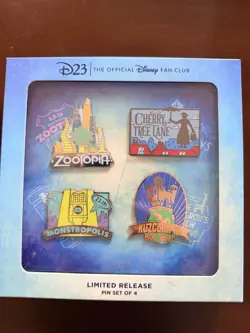 New Disney D23 Exclusive Fantastic Worlds Pin Set 2020 Limited Release - Image 1
