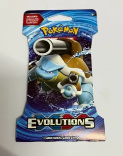 Pokemon XY Evolutions Booster Pack Blister Art Set 4 Packs New Sealed - Image 3