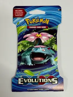 Pokemon XY Evolutions Booster Pack Blister Art Set 4 Packs New Sealed - Image 4