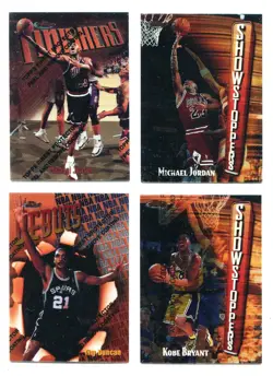 1997-98 Finest Comp Bronze Set Tim Duncan RC, Michael Jordan, Kobe, SERIES 1 & 2 - Image 1