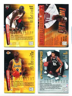 1997-98 Finest Comp Bronze Set Tim Duncan RC, Michael Jordan, Kobe, SERIES 1 & 2 - Image 2