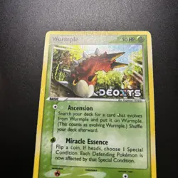 Pokemon Card - Wurmple Deoxys 82/107 Reverse Holo Stamped - Image 3