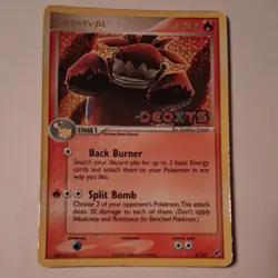 Pokemon Camerupt 4/107 EX Deoxys Reverse Holo Rare 90 HP Card English - Image 1