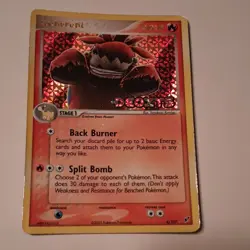 Pokemon Camerupt 4/107 EX Deoxys Reverse Holo Rare 90 HP Card English - Image 2