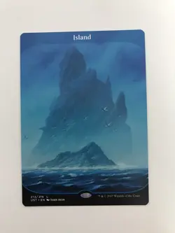 Island 213 Extended Borderless MTG Magic the Gathering Card NM Mint Unstable UST - Image 1