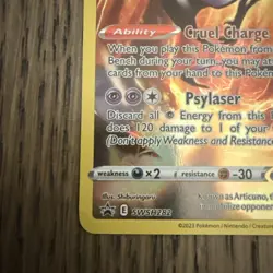 2023 Pokemon Galarian Articuno Crown Zenith Promo Card #SWSH282 - Image 3