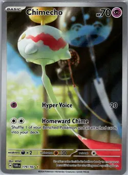 Chimecho 179/167 SV06: Twilight Masquerade - Pokemon Card - NM - Image 1
