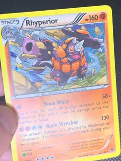 Rhyperior 62/146 Cosmos Holo - XY Blister Promo Pokemon Card - LP - Image 2