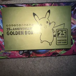 Pokemon Card 25th Anniversary Golden Box Celebration Japan Limited Sealed- Dents - Image 1