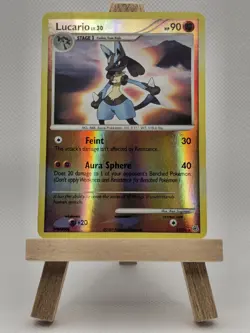 Lucario LV.30 - 6/130 - Diamond & Pearl Base Set *EXC-NM* Holo Pokemon Card - Image 1