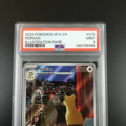 PSA 9 Persian 078/064 Pokemon Shrouded Fable Graded Card - Image 2