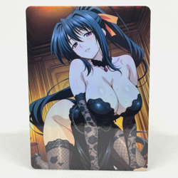 High School DxD Akeno Himejima Goddess Anime Waifu ACG Foil Card - Image 1