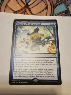 March of Swirling Mist Kamigawa: Neon Dynasty MTG Magic The Gathering NM - Image 1