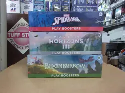 MTG MODERN HORIZONS 3 + SPIDER-MAN + BLOOMBURROW PLAY BOX LOT - Image 1