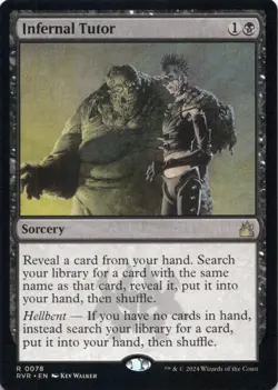 Infernal Tutor Ravnica Remastered - Magic MTG NM - Image 1