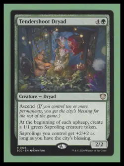 1 x Tendershoot Dryad - Commander: Secrets of Strixhaven - NM-Mint - MTG - Image 1