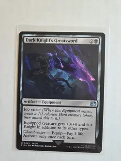 Dark Knight's Greatsword - Final Fantasy - NM - MTG Magic - Uncommon - Artifact - Image 1