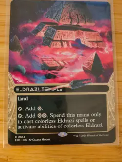 MTG Eldrazi Temple (Borderless) 0014 Edge of Eternities Stellar Sights M/NM - Image 1